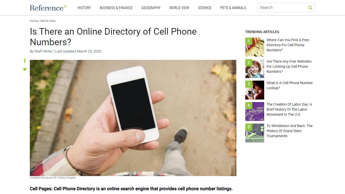 Is There an Online Directory of Cell Phone Numbers? - Reference.com